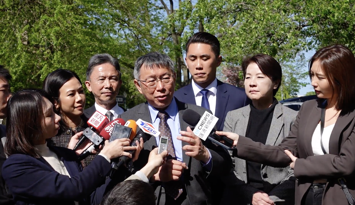 民眾黨主席柯文哲。 圖：民眾黨 / 提供