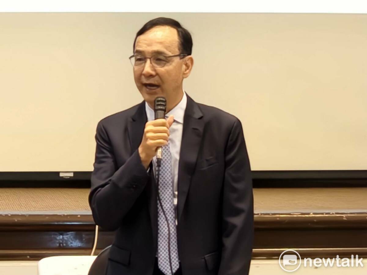 國民黨主席朱立倫。 圖：黃建豪/攝（資料照）