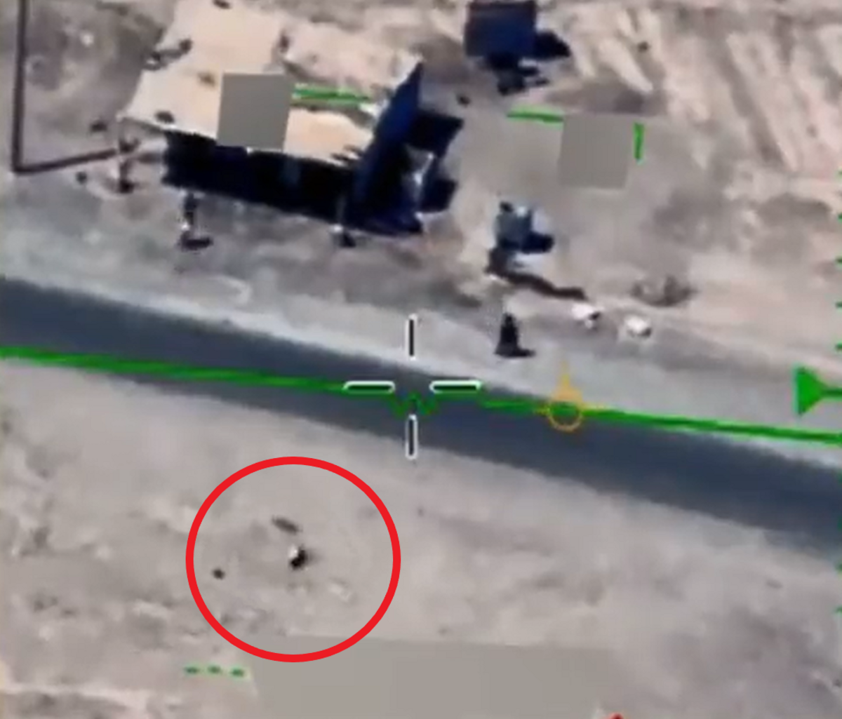 美軍 MQ-9 死神無人機在中東地區拍攝到的不明金屬球體飛行物。 圖: 翻攝自推特 @UAPJames