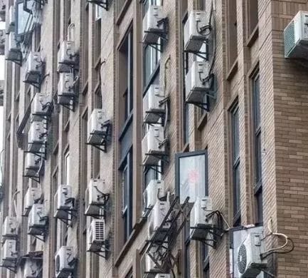 新北市板橋區今（20）天發生冷氣機掉落砸死人的意外。（示意圖） 圖：翻攝陸網/sohu