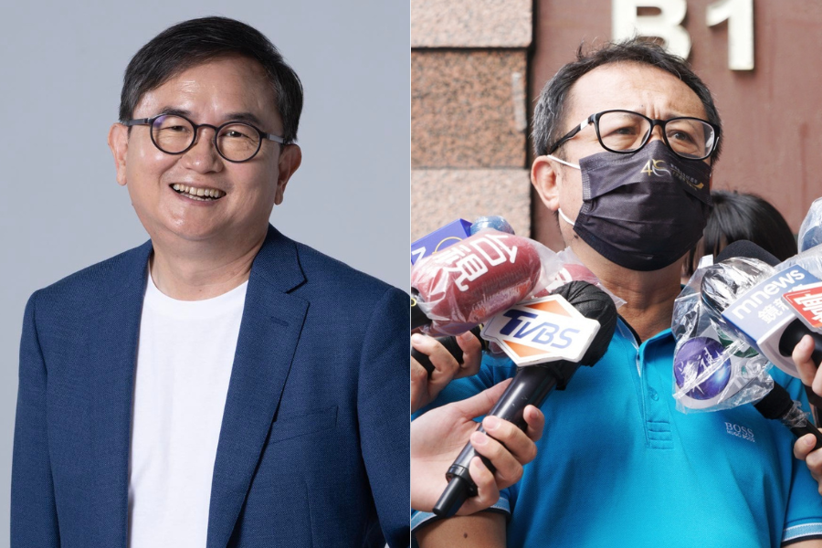 前立委賴坤成（右）與現任立委劉櫂豪（左） 圖：張良一/攝、取自劉櫂豪臉書（新頭殼合成）