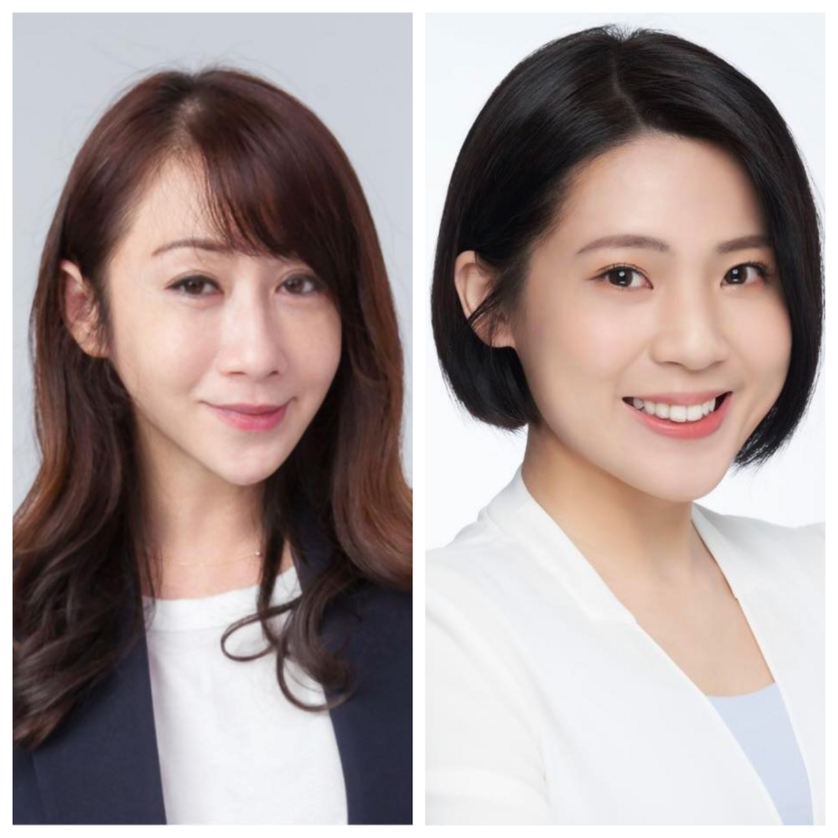 台北市議員徐巧芯（右）勝出黨內初選後，正式對戰民進黨議員許淑華（左）。 圖：新頭殼合成