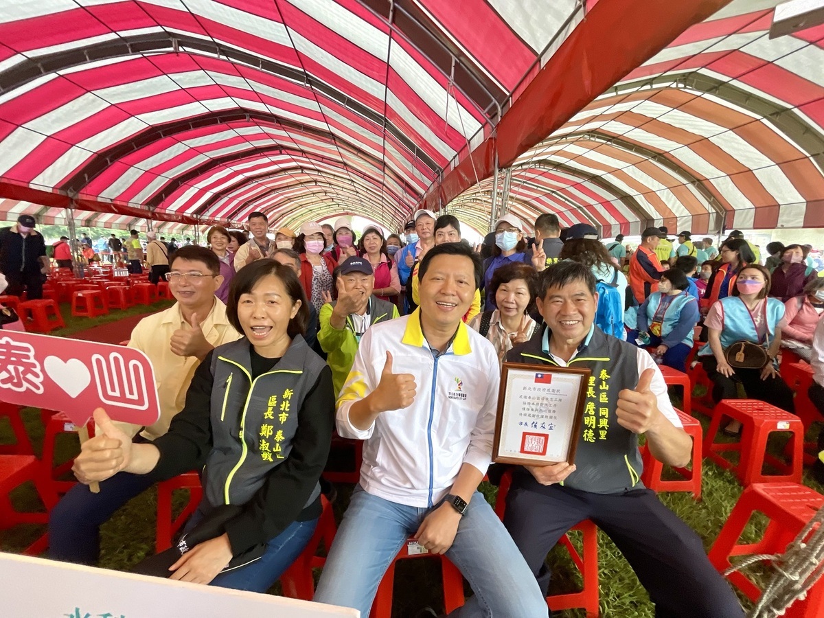 朱惕之說，深以志工為榮，也向所有水利志工致敬。 圖：新北市水利局提供