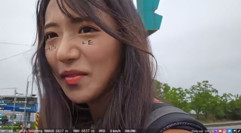 ▲企鵝妹無預警宣布要走遍台灣，打算「徒步」從「宜蘭到墾丁」，目前已經展開旅程。 （圖／Jinnytty）
