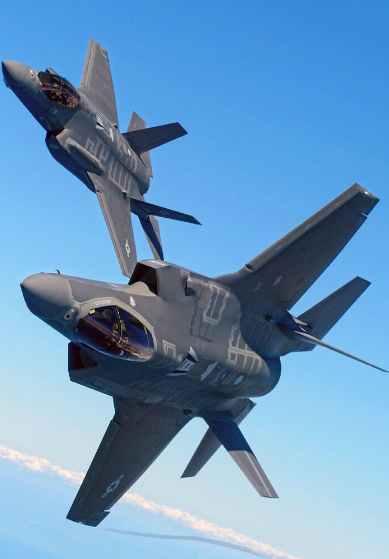 中國軍事專家認為， F-35 戰機在南海和台灣海峽對中國構成最大威脅，因為 F-35 具有更先進的航空電子系統和多用途能力。 圖：翻攝自百度百科