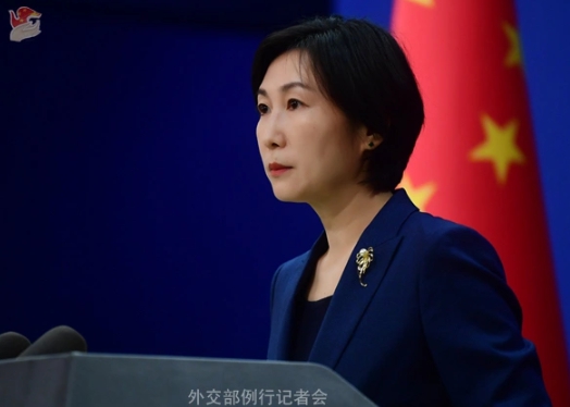 中國外交部發言人毛寧。 圖 : 翻攝自環球網