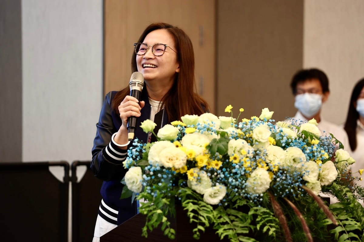「大元時時樂」分享淨灘理念與心得，不只淨灘淨環境也淨心。 圖：新北市環保局提供