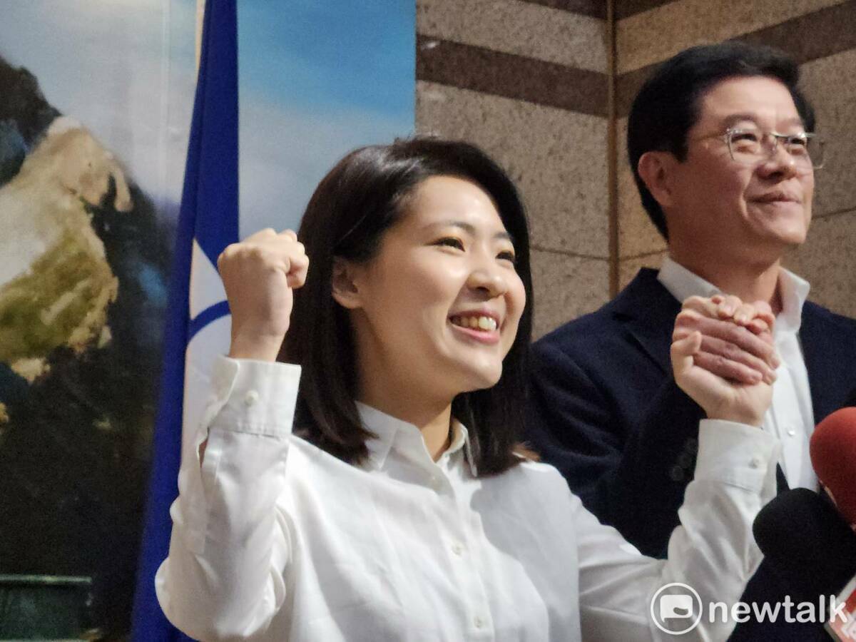 國民黨台北市議員徐巧芯獲國民黨正式提名參選立委。 圖：黃建豪/攝