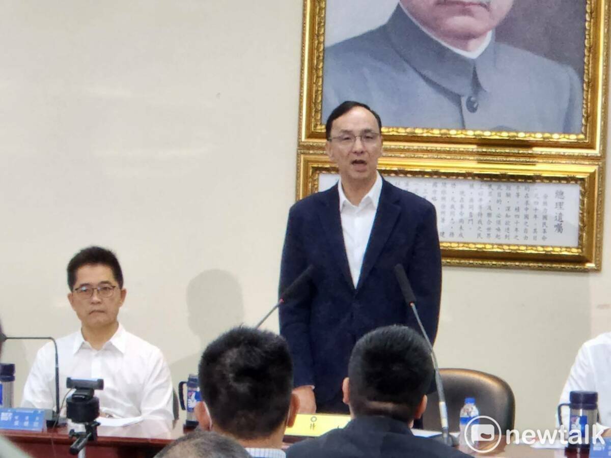 國民黨主席朱立倫。 圖：黃建豪/攝（資料照）