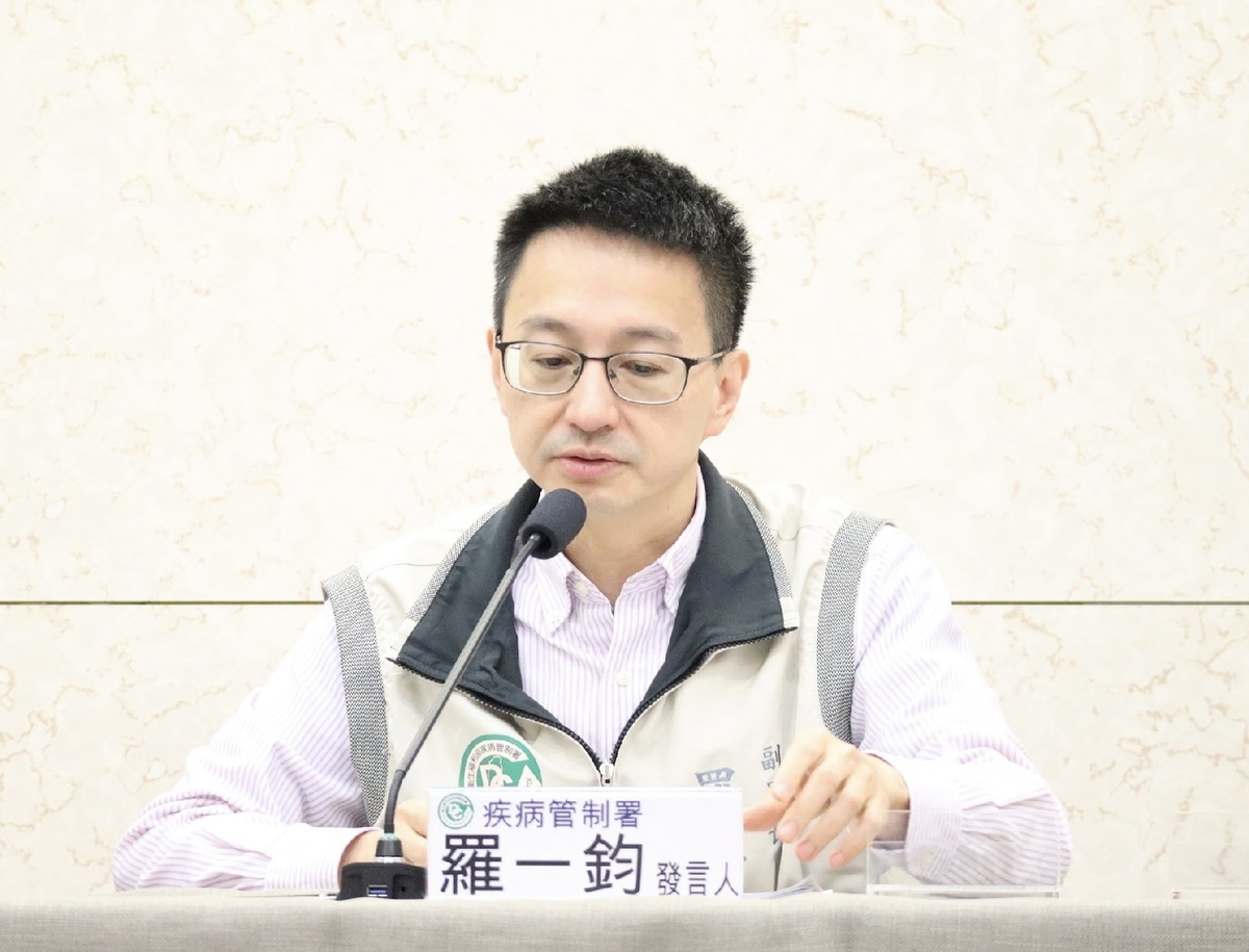 疾管署發言人羅一鈞。 圖：疾管署／提供