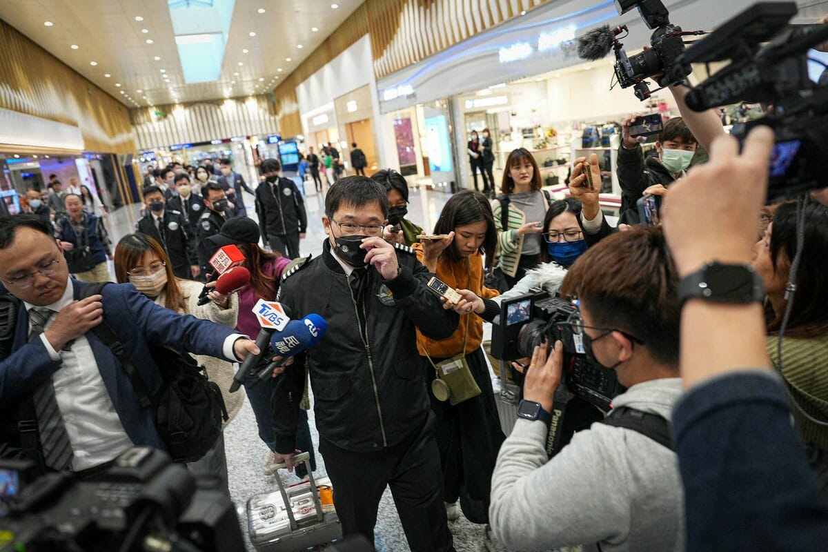 張國煒也在星宇首航洛杉磯執飛空檔受訪表示，三大聯盟在台灣流量不平均，因此講「一聯盟一航廈」不合理，認為華航只想霸佔第三航廈的資源。 圖：星宇航空／提供