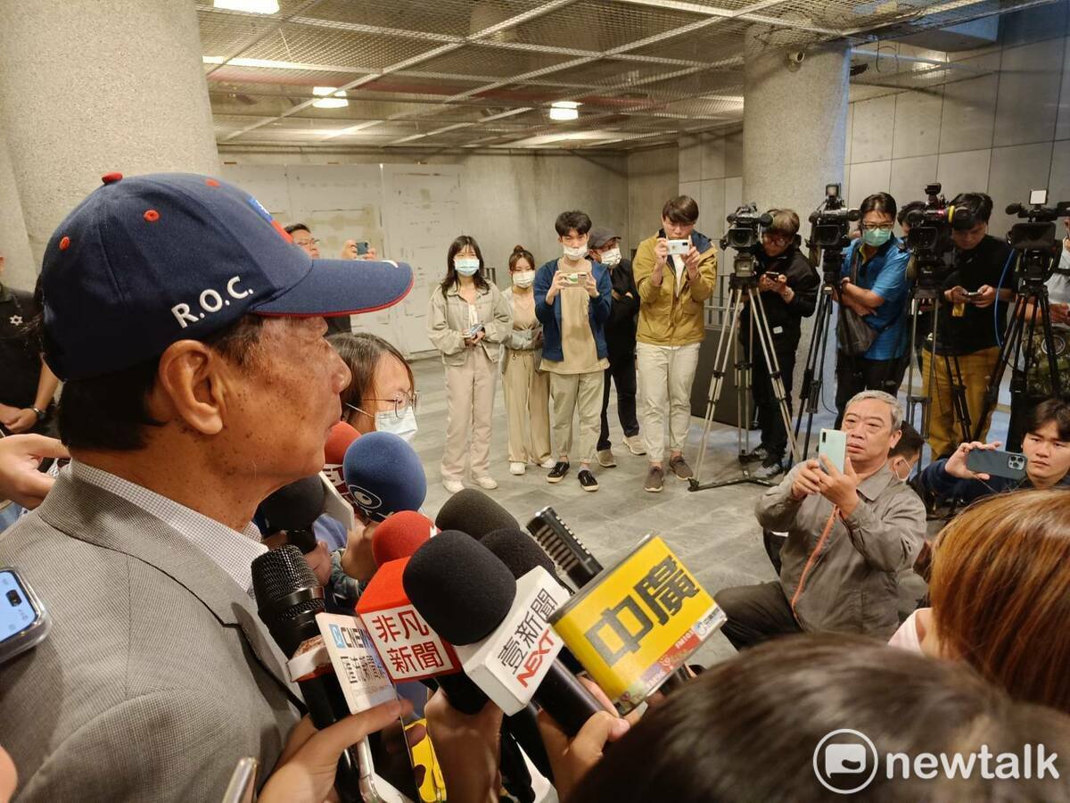 郭台銘說，韓國能、台灣為何不能？ 唐復年/攝