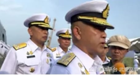 泰國海軍司令成猜(右)。 圖 : 翻攝自騰訊網/武堂說事