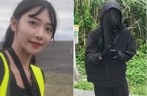 企鵝妹25日環島時，發現有一名男子一直尾隨她，且整整跟了4小時。 圖：翻攝自Twitch/Jinnytty