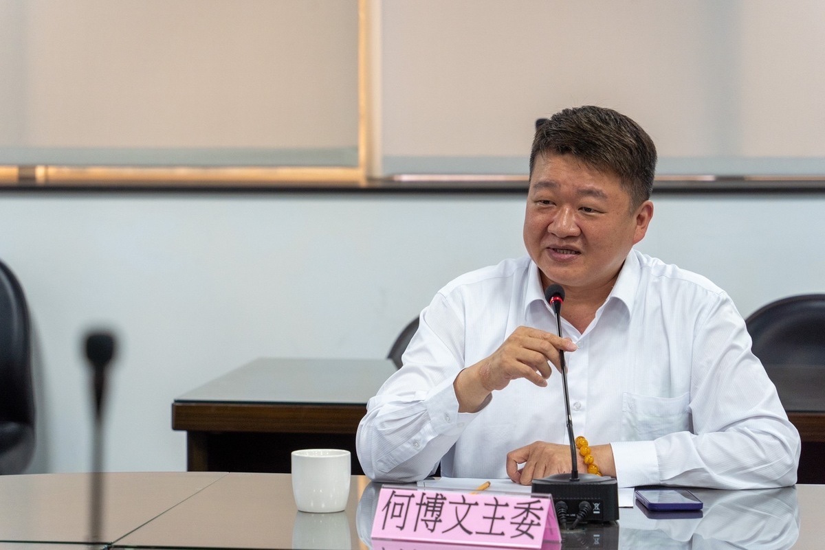 民進黨新北市第1選區立委候選人何博文。 圖：何博文提供（資料照）