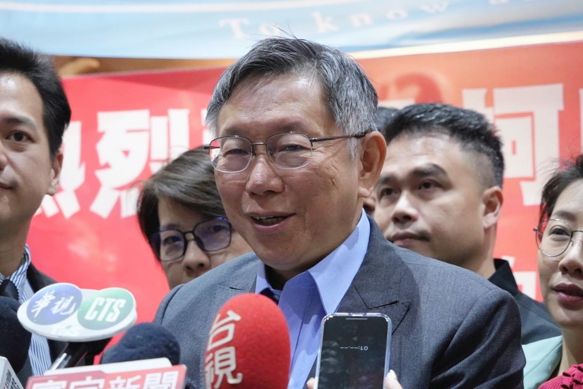 柯文哲認為新北市議會國民黨團將總質詢提前的做法不對。 圖：民眾黨/提供（資料照）