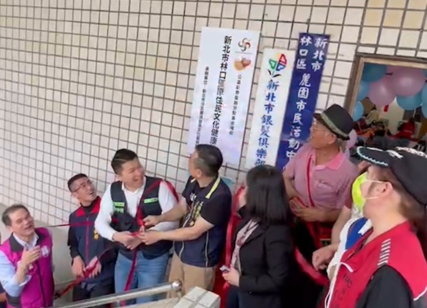 林口區麗園市民活動中心設置原住民文健站。 圖：新北市原民局/提供