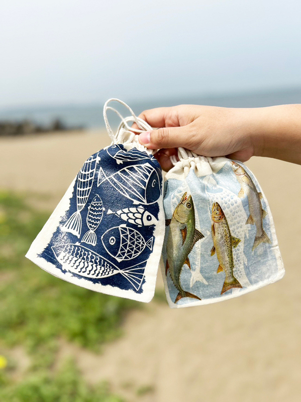 海洋環保創意DIY活動（束口袋）。 圖：淡水區漁會提供