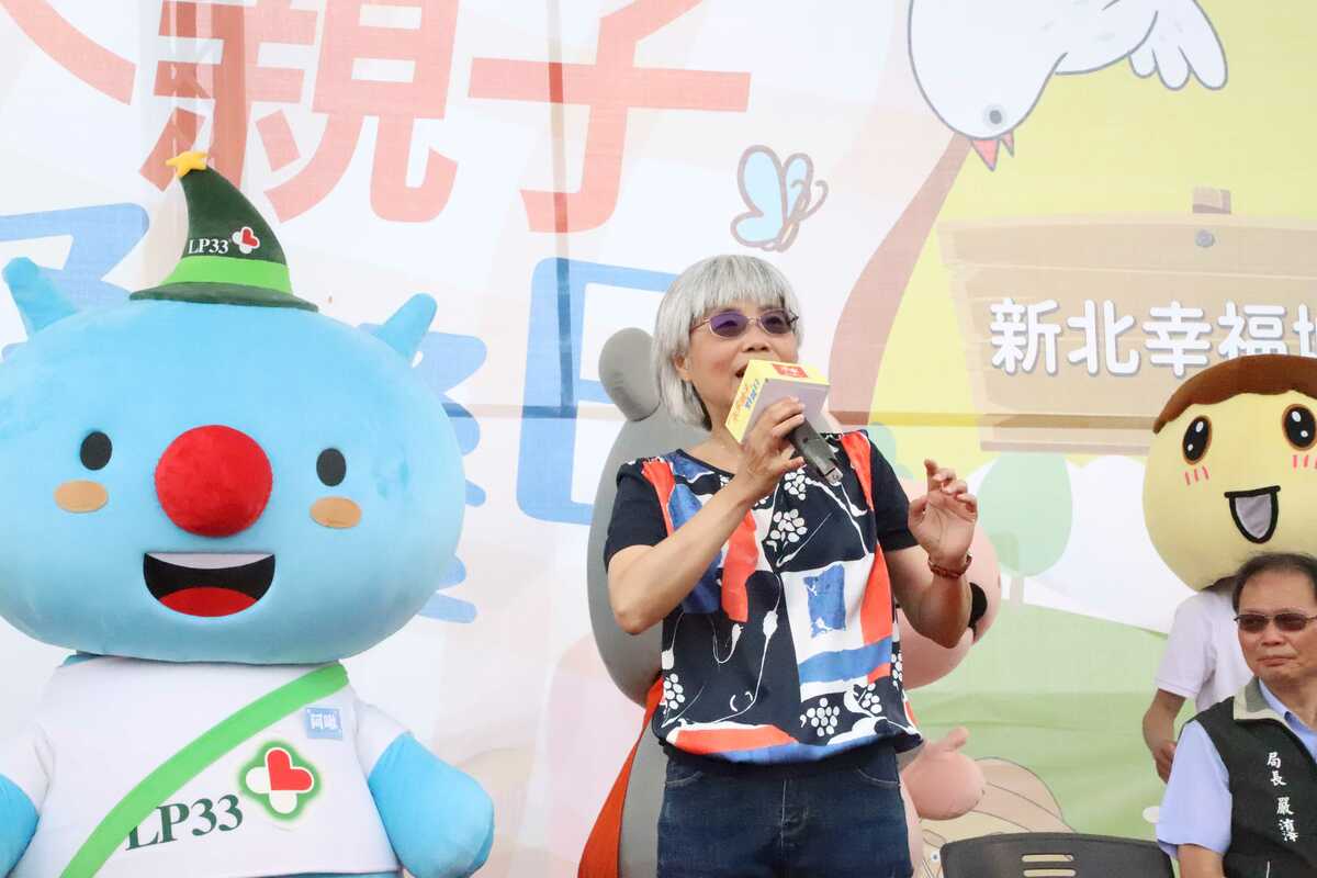 未來親子學習平台社長許耀雲致詞。 圖：新北市教育局提供
