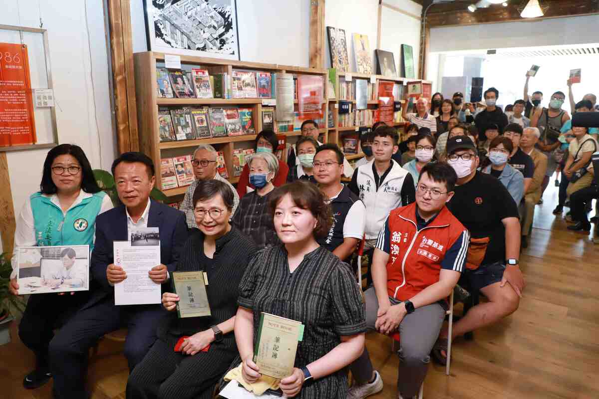 鄭南榕基金會舉辦的「自由紋理：探索在地Nylon足跡」嘉義場開幕。 圖：嘉義縣政府/提供