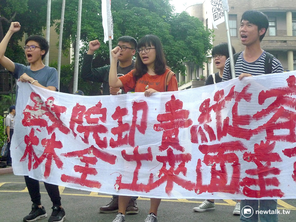 大觀自救會今（5）日再赴行政院陳抗。 圖：汪少凡／攝