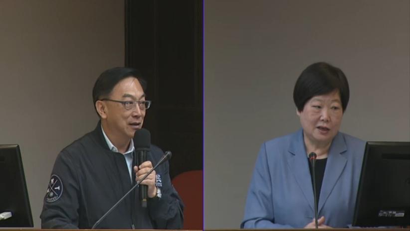 勞動部長林美珠今(8)日在立法院社會福利及衛生環境委員會列席報告。 圖:立法院影片
