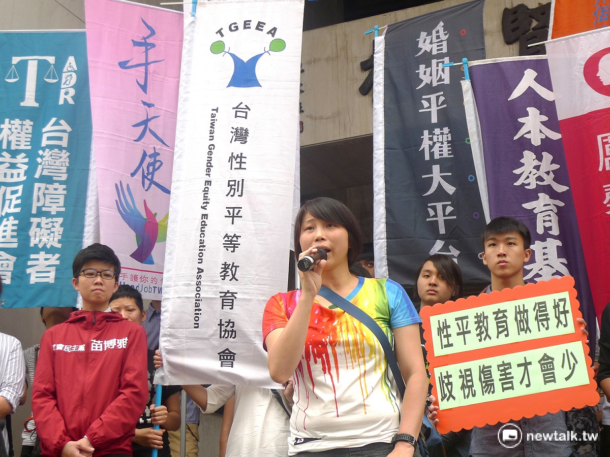 同志媽媽Jovi以自身經驗指出，沒有性別教育才是霸凌的開始。 圖：汪少凡／攝