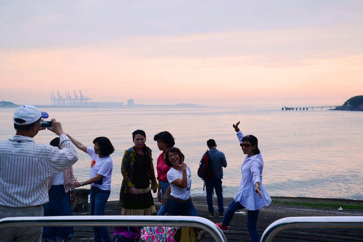 海關碼頭為百年古蹟，淡水絕美夕陽祕境就在這。 圖：新北市政府提供