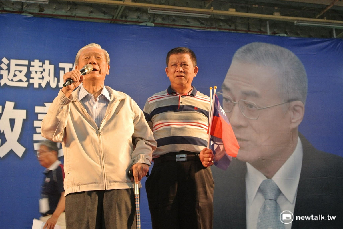前台中市長林柏榕力挺吳敦義選國民黨主席。 圖:唐復年/攝
