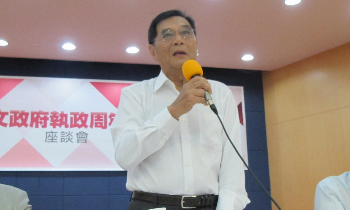 台灣獨立建國聯盟主席陳南天15日呼籲總統蔡英文應該要推動正名運動。 圖：新頭殼資料照片
