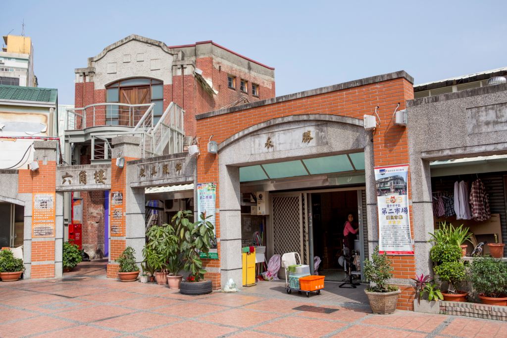 六角樓建築風格，第二市場一大特色。 圖：翻攝自台中觀光旅遊網