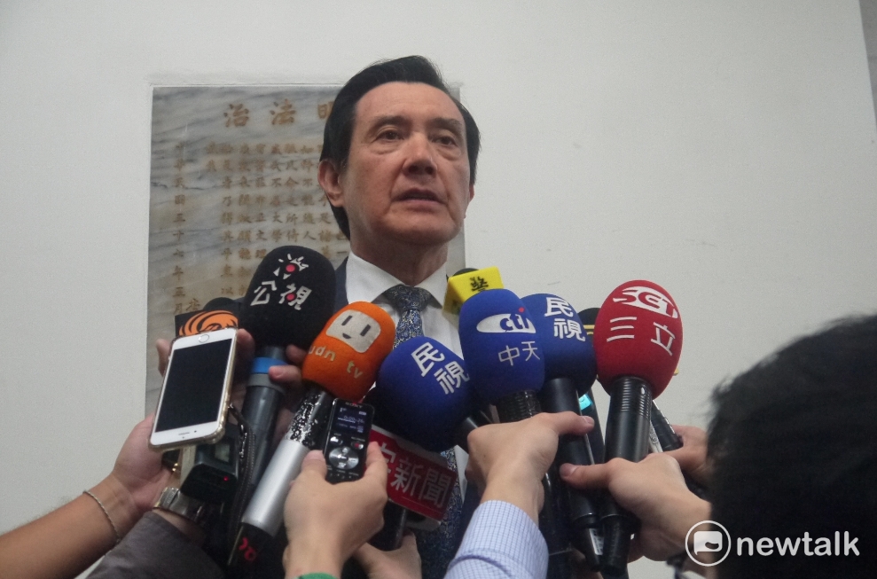 馬英九受訪時表示：「他(柯建銘)對關說司法個案的違法失格行為，完全沒有任何悔悟認錯之意！」 圖：新頭殼資料照片