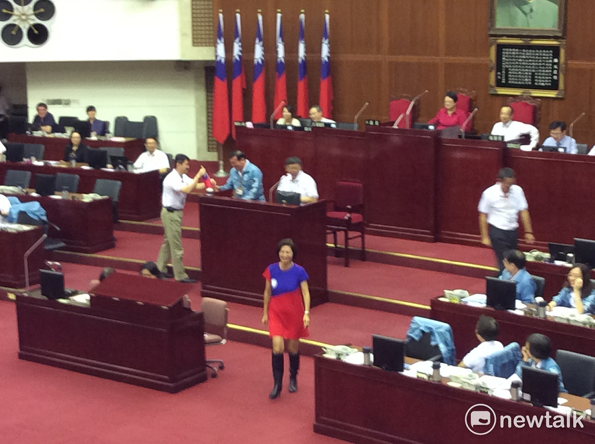 台北市議員關注能否帶國旗進入世大運會場。 圖：新頭殼資料照