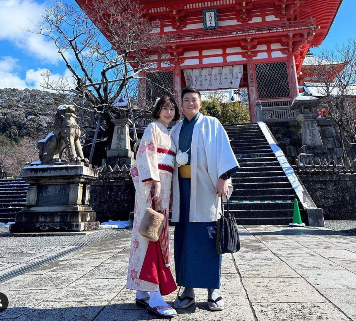 百萬YouTuber Joeman（九妹）今年元旦大方認愛實況主妮婭（Niya）。 圖：翻攝自IG＠niya840325