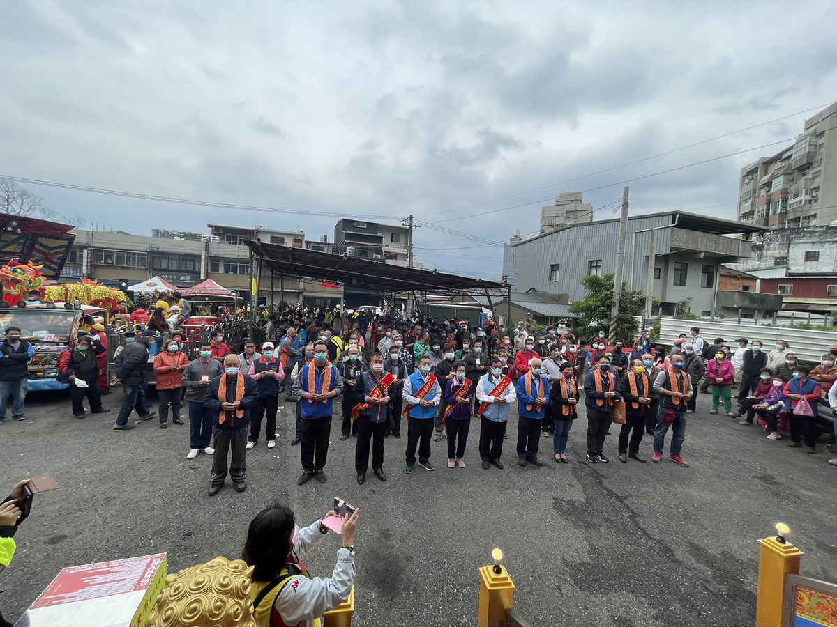 111年淡水三芝九庄輪祀保生大帝團拜。 圖：新北市文化局提供