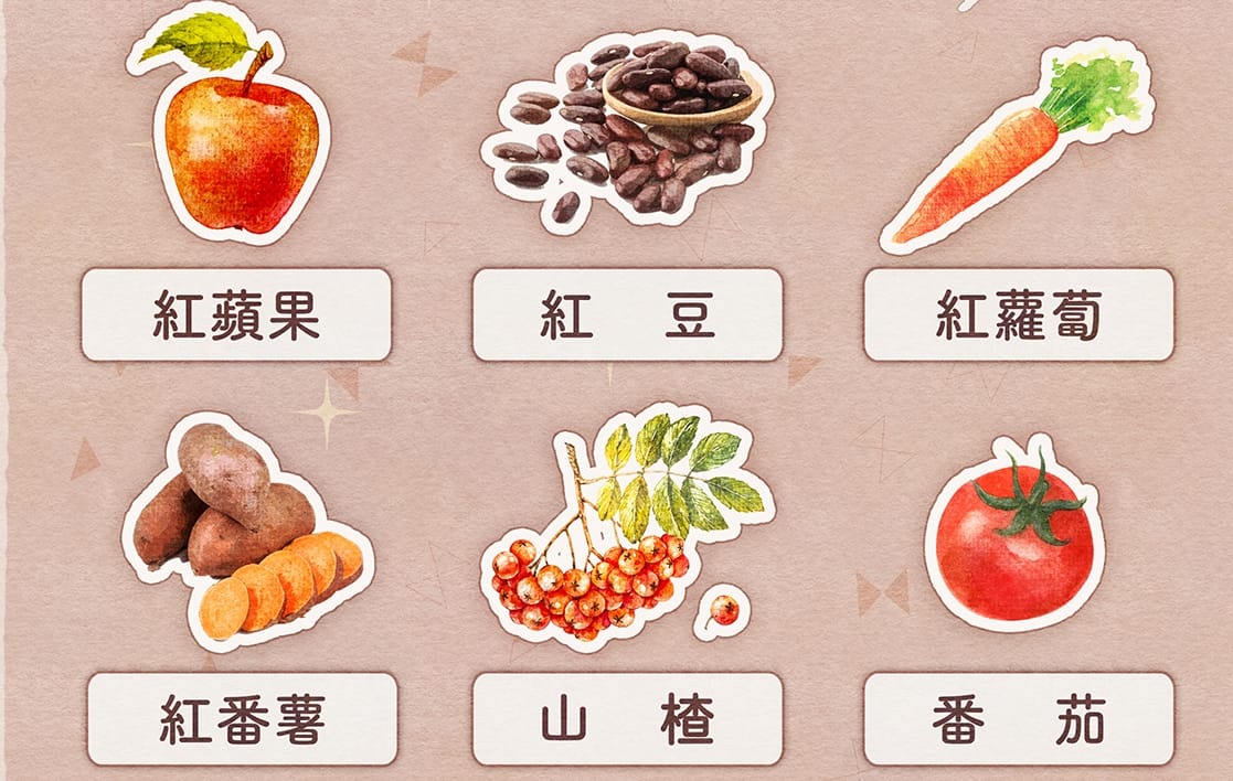 中醫提倡夏季飲食可多選擇紅色食物入心。 圖：高美中醫診所/提供