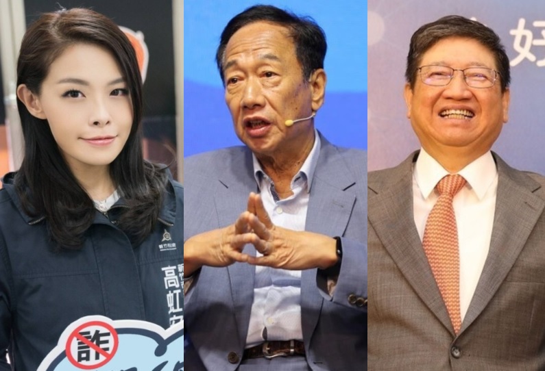 郭台銘拋出一縣市一小型核電廠想法，新竹縣長楊文科今年初也曾提及，新竹市長高虹安則在上任前就表明，自己要來實現郭董的願望。 圖：新竹縣/市政府、郭台銘臉書