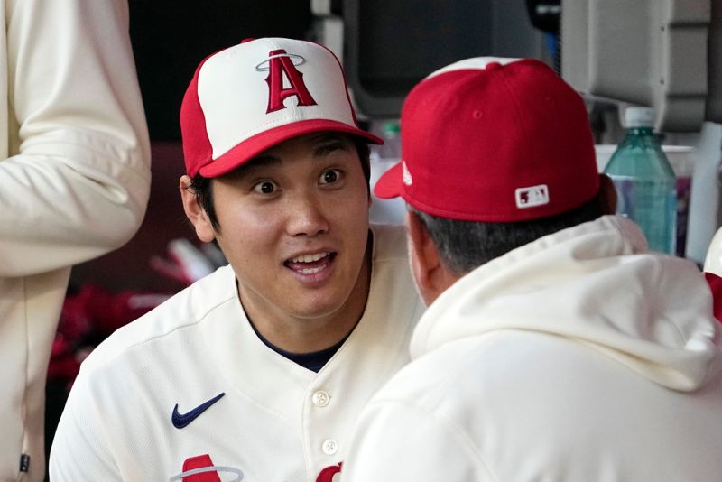 天使隊二刀流球星大谷翔平。 圖／美聯社／達志影像