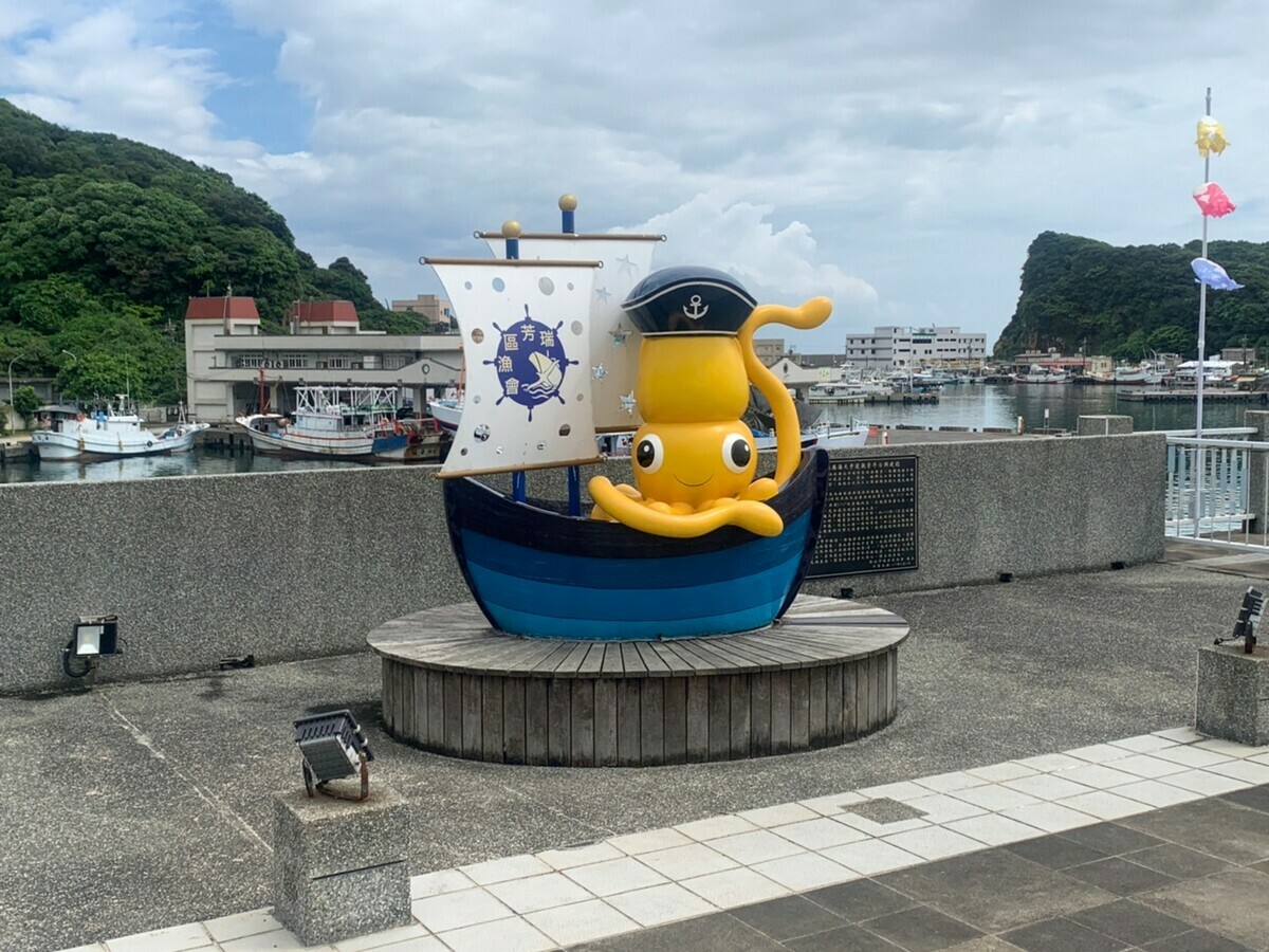 小卷裝置藝術。 圖：新北市漁業處提供