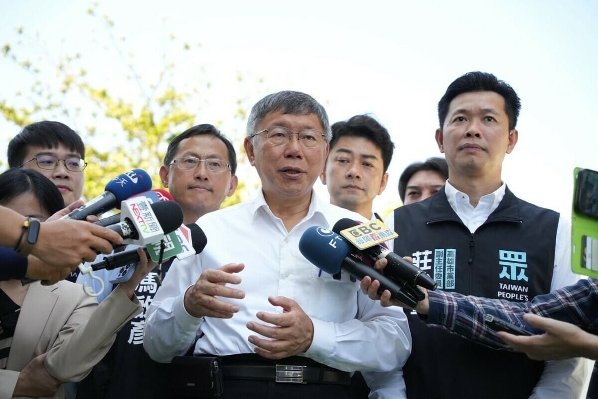 民眾黨主席柯文哲。 圖：民眾黨 / 提供