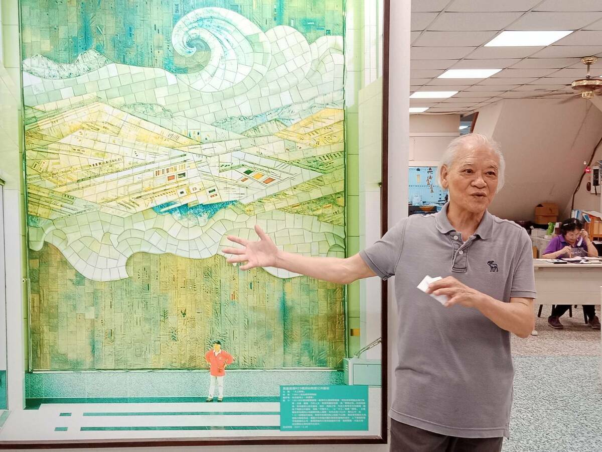 美濃窯創立者朱邦雄。 圖：孫家銘攝
