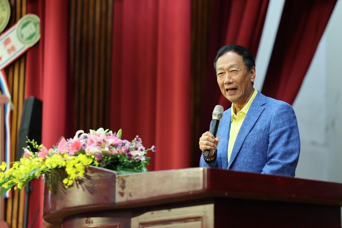 鴻海創辦人郭台銘。 圖：翻攝郭台銘臉書