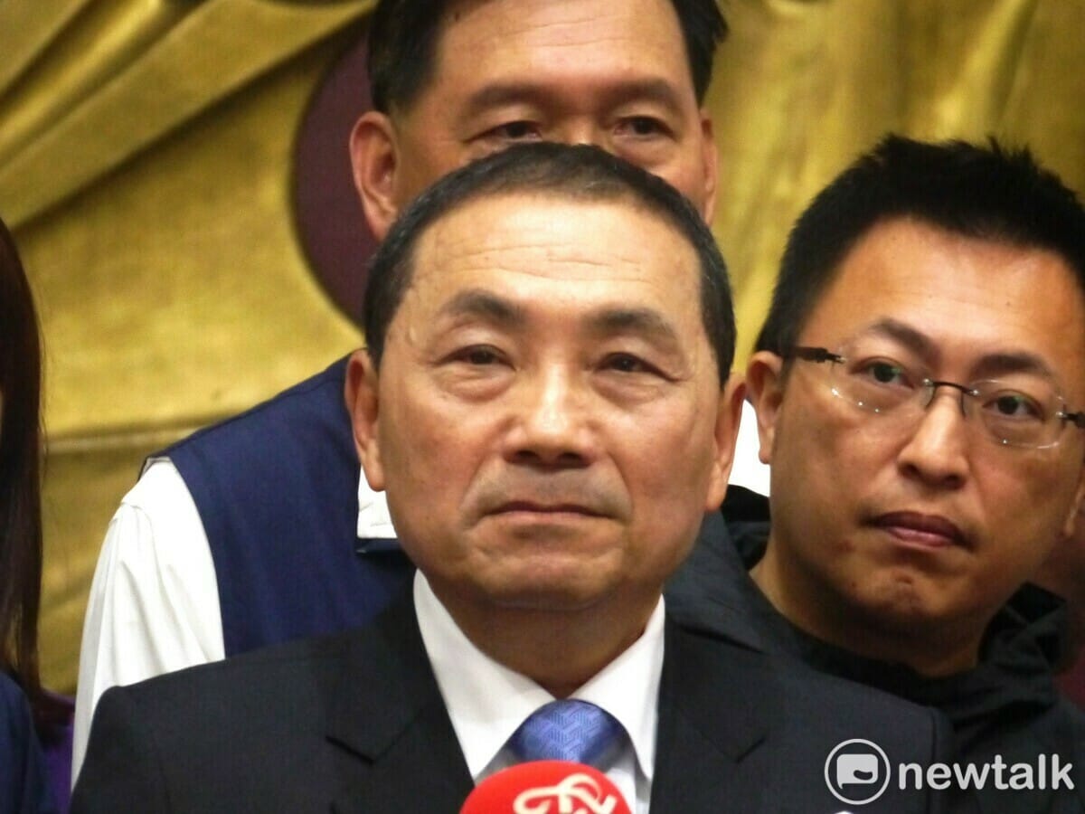 侯友宜說自己最不能接受的，是用意識形態分裂國家團結的人， 圖：林昀真/攝