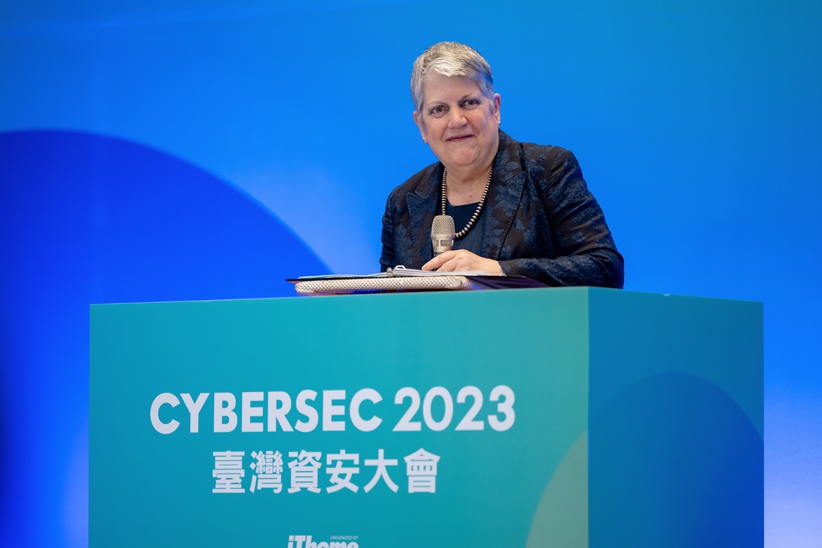 美國前國土安全部長娜波利塔諾（Janet Napolitano） 圖：總統府/提供