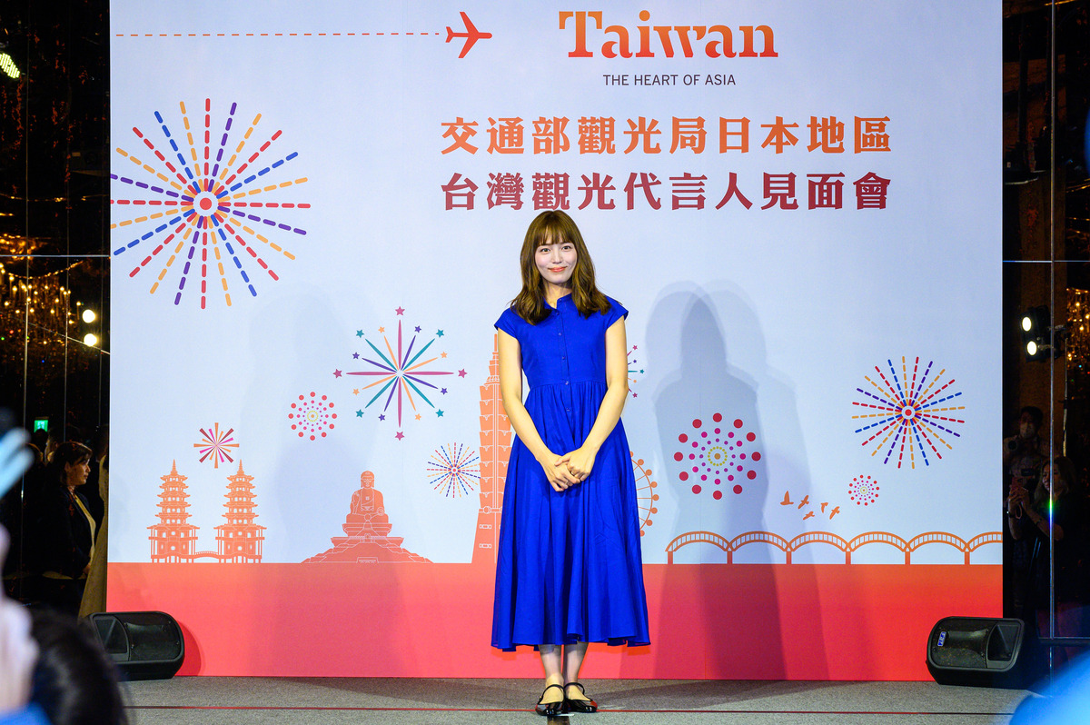 交通部觀光局邀請日本高人氣當紅新女神，在日本被譽為「廣告女王」的川口春奈，擔任年度對日台灣觀光形象代言人。 圖：交通部觀光局／提供