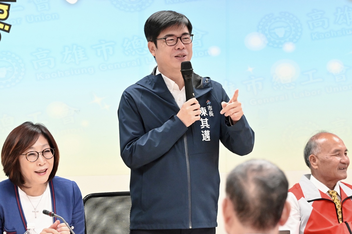 陳其邁有信心高雄水情到6月都沒問題。 圖：高雄市政府/提供