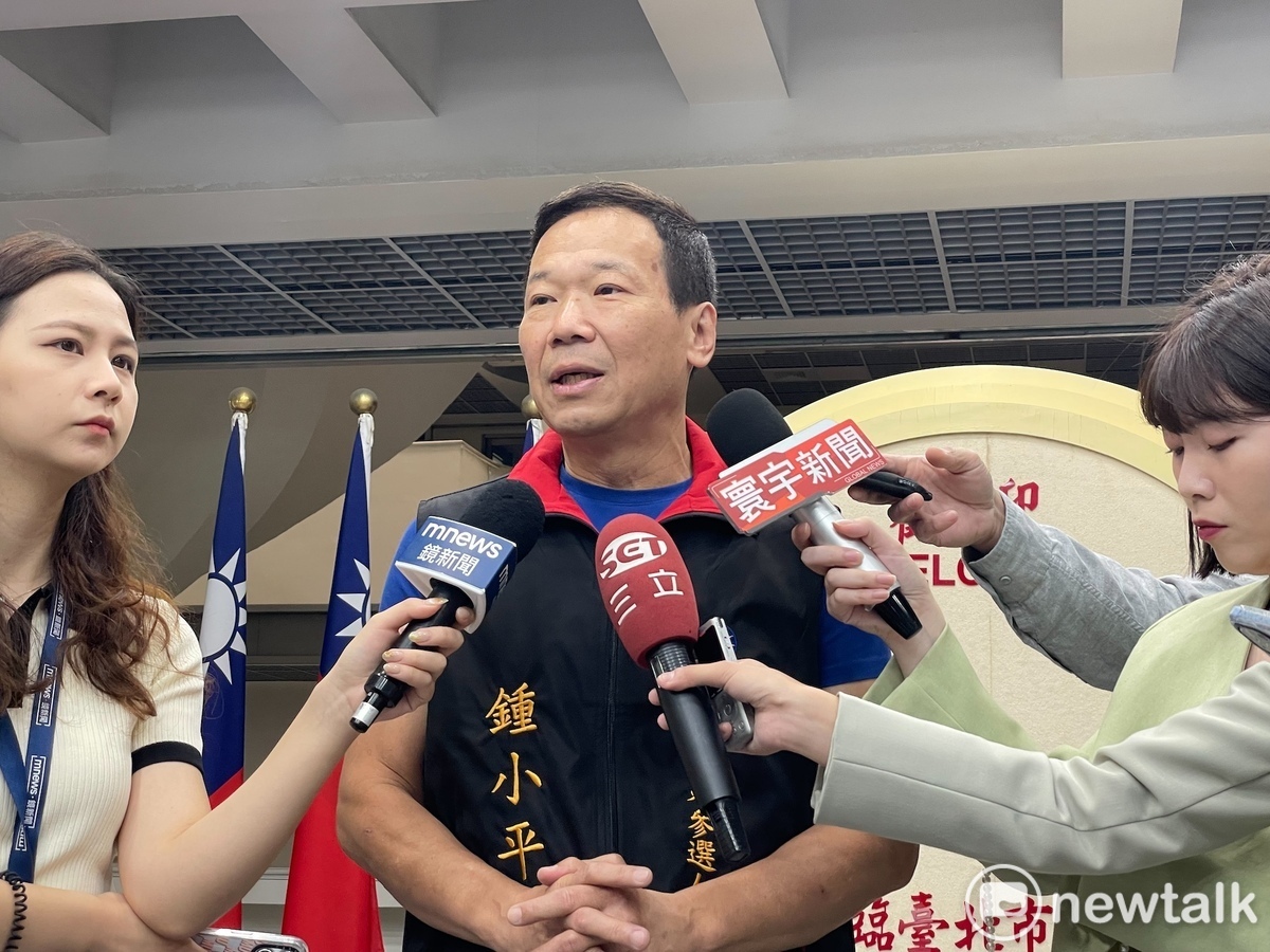 國民黨台北市議員鍾小平。 圖：周煊惠 / 攝（資料照）