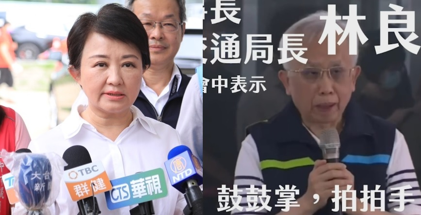 盧秀燕認為林良泰要大家鼓掌很白目。 新頭殼合成