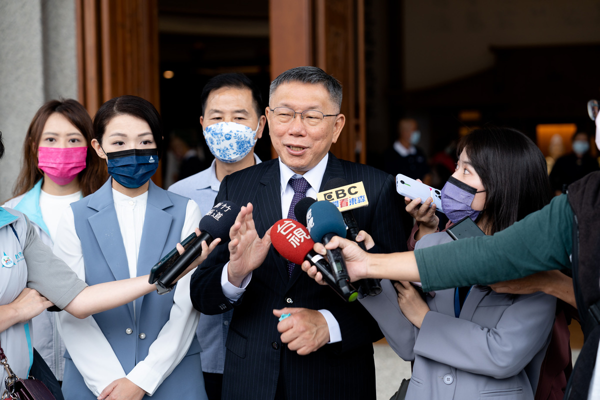 民眾黨主席柯文哲、新竹市長高虹安。 圖：民眾黨 / 提供