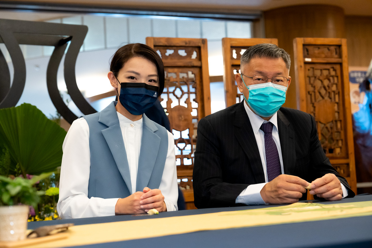 民眾黨主席柯文哲、新竹市長高虹安。 圖：民眾黨 / 提供（資料照）
